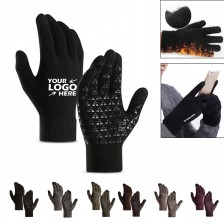 Unisex Anti-Slip Touch Screen Knit Gloves